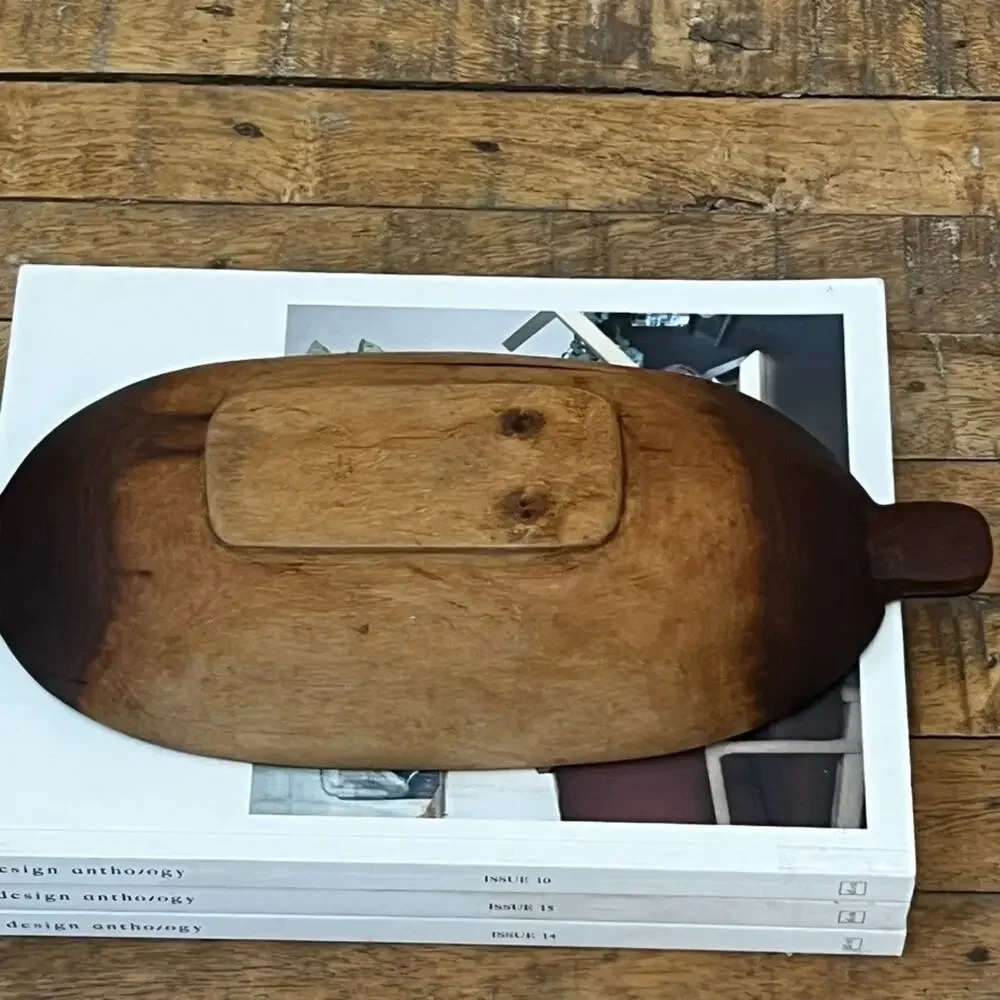 Wood Serving Bowl 12.5